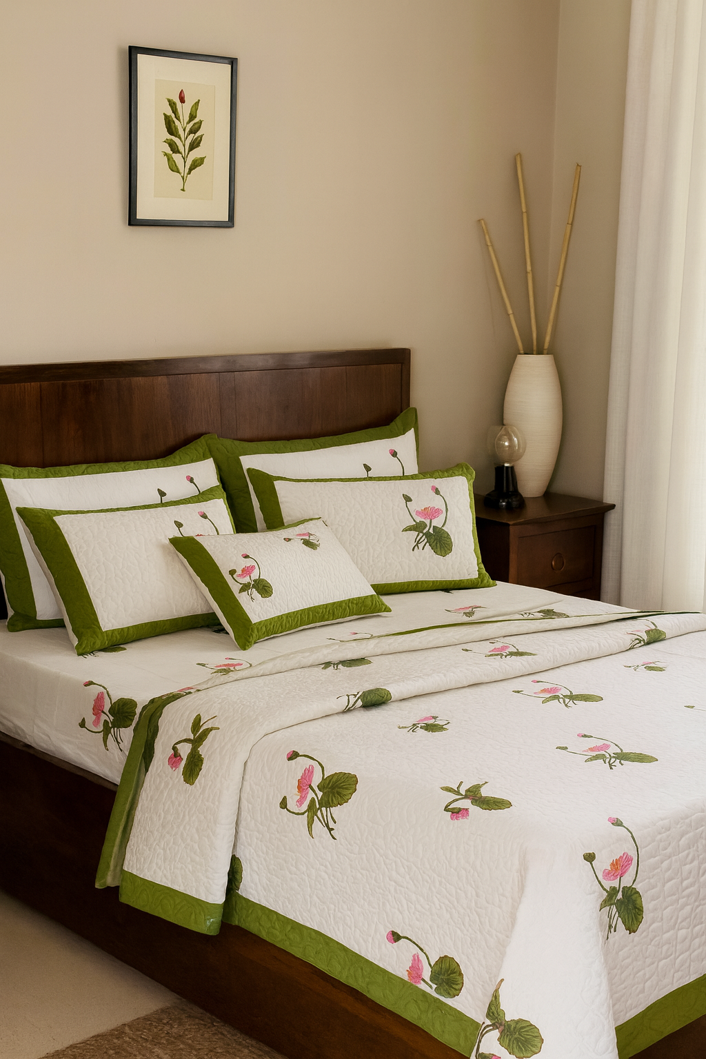 Kamal Ras Bedsheet & Bedcover Set