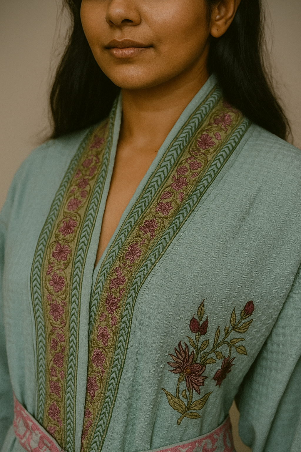 Pastel Mint Green Bathrobes