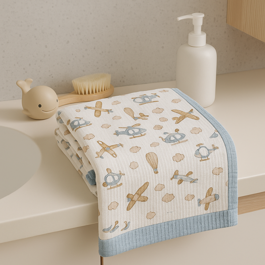 Kids Bath Towel - Airways