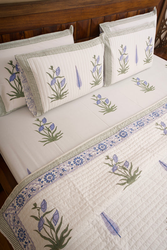 Chandra Mahal Bedsheet & Bedcover Set