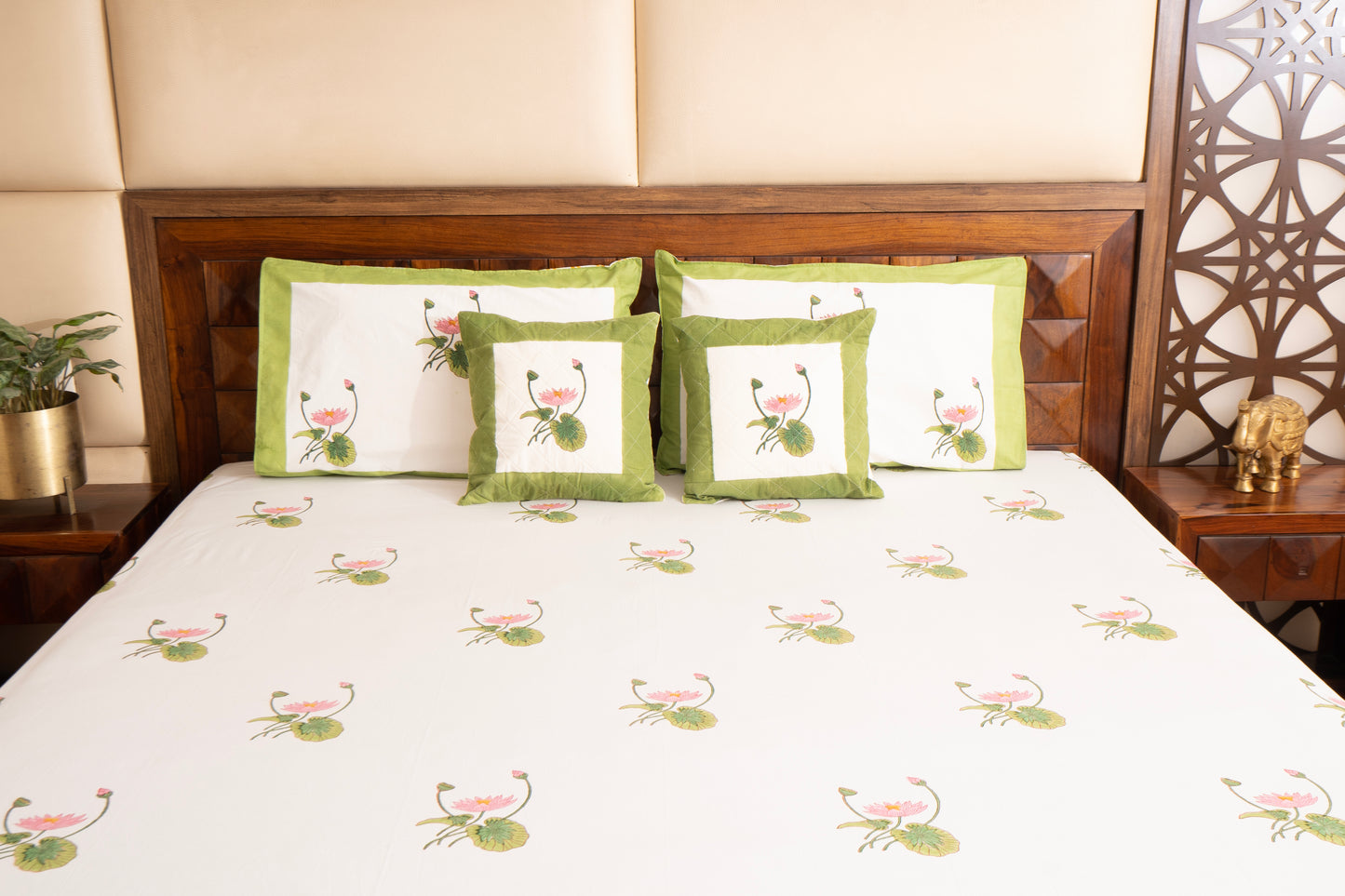 Kamal Ras Percale Cotton Bedsheet