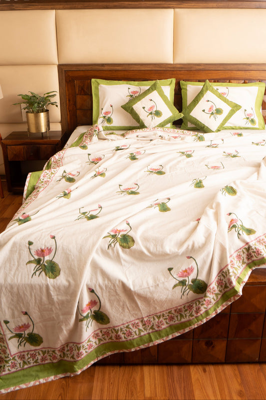 Organic Mulmul Cotton Dohar AC Blanket - Kamal Ras