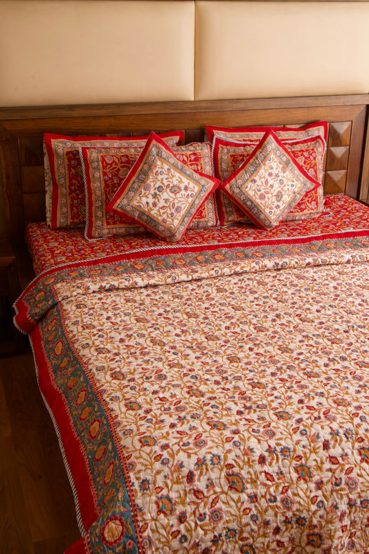 Shalimar Bedsheet & Bedcover Set