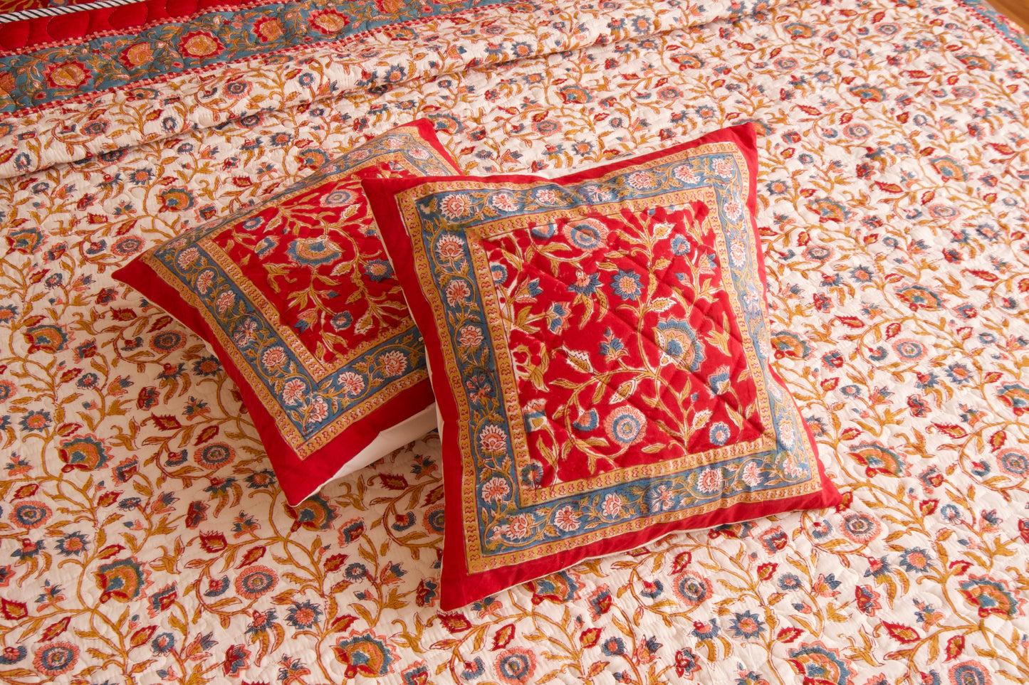 Shalimar Cushion Cover- Red