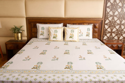 Dessert Guldasta Percale Cotton Bedsheet