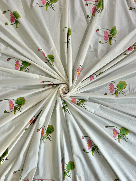 Kamal Ras Percale Cotton Bedsheet
