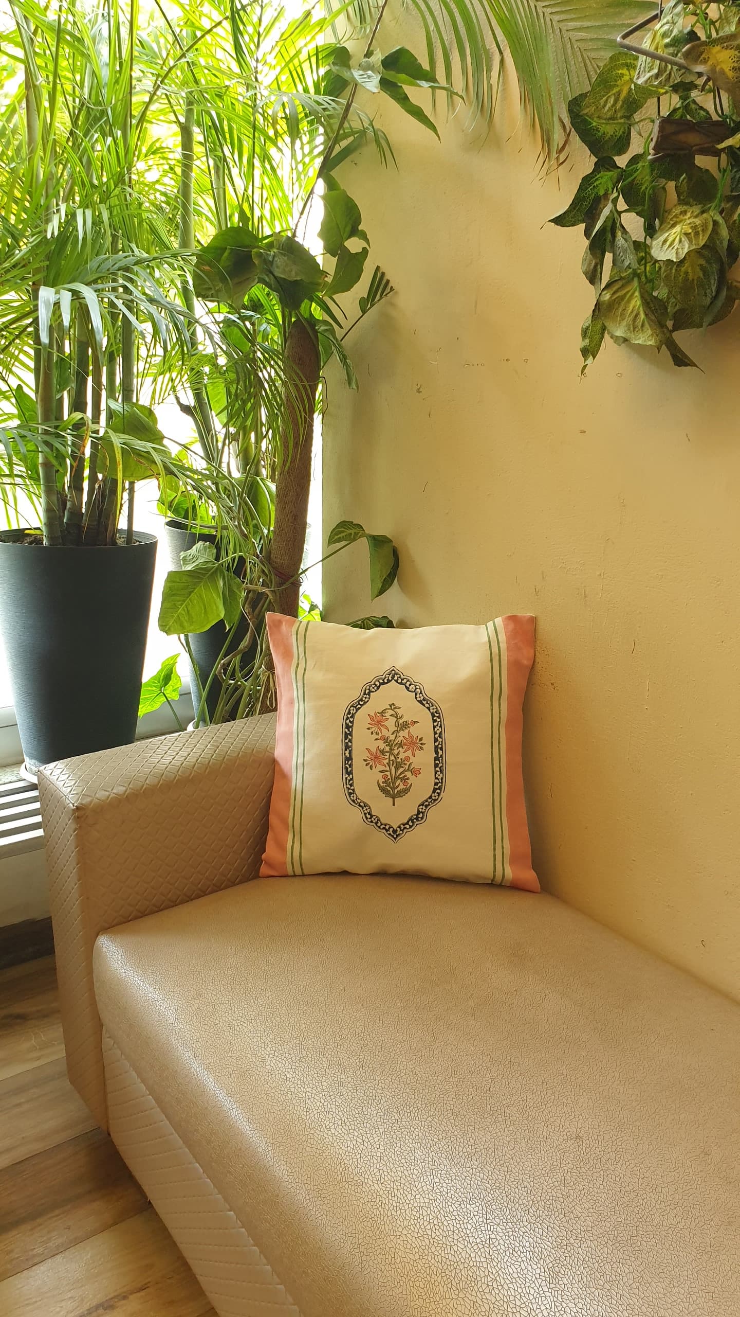 Jasmine Mirror Cushion Cover