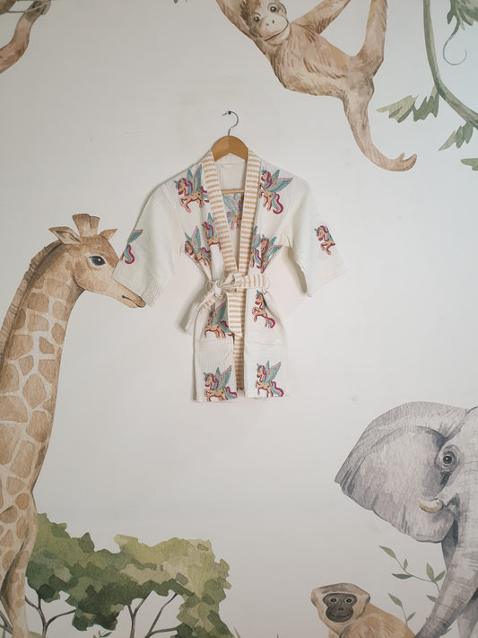 Kids Bathrobe- Unicorn