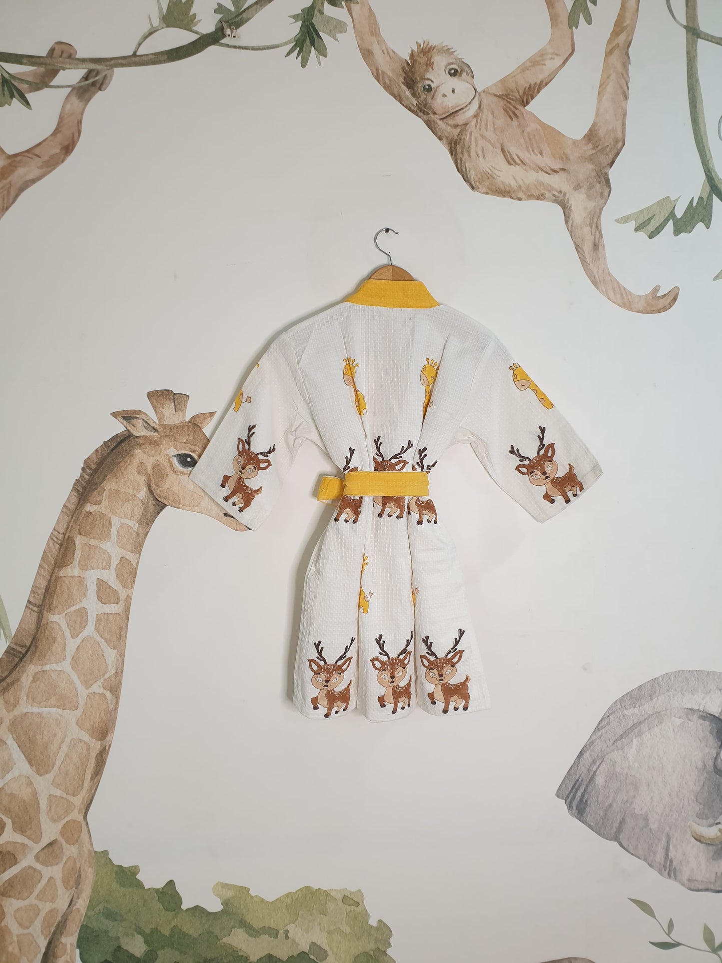 Kids Bathrobe- Spotted Deer