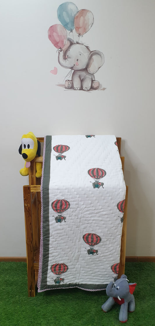Kids Quilt- Hot Air Balloon