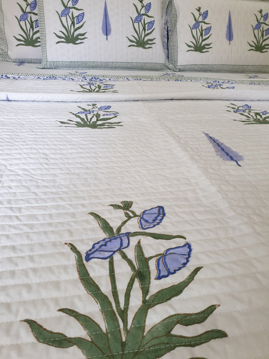 Chandra Mahal Quilted Reversible Bedcover