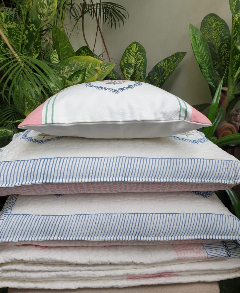 Jasmine Mirror Cushion Cover