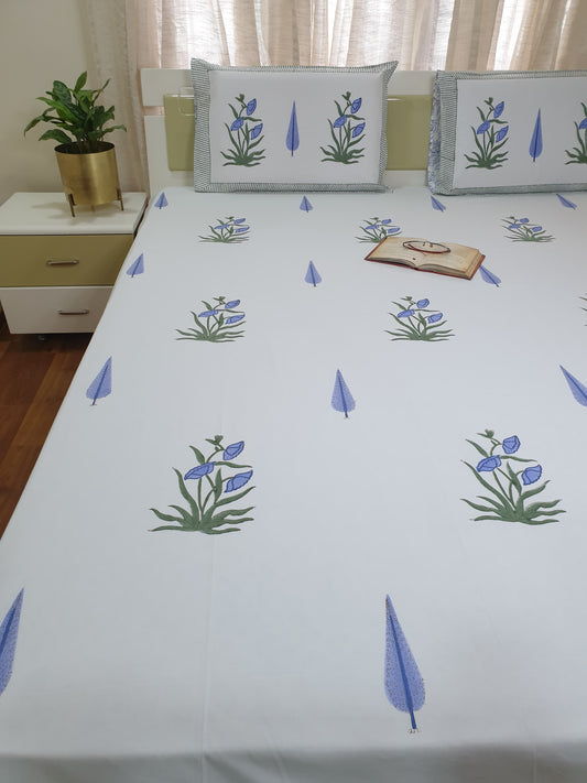 Chandra Mahal Percale Bedsheet