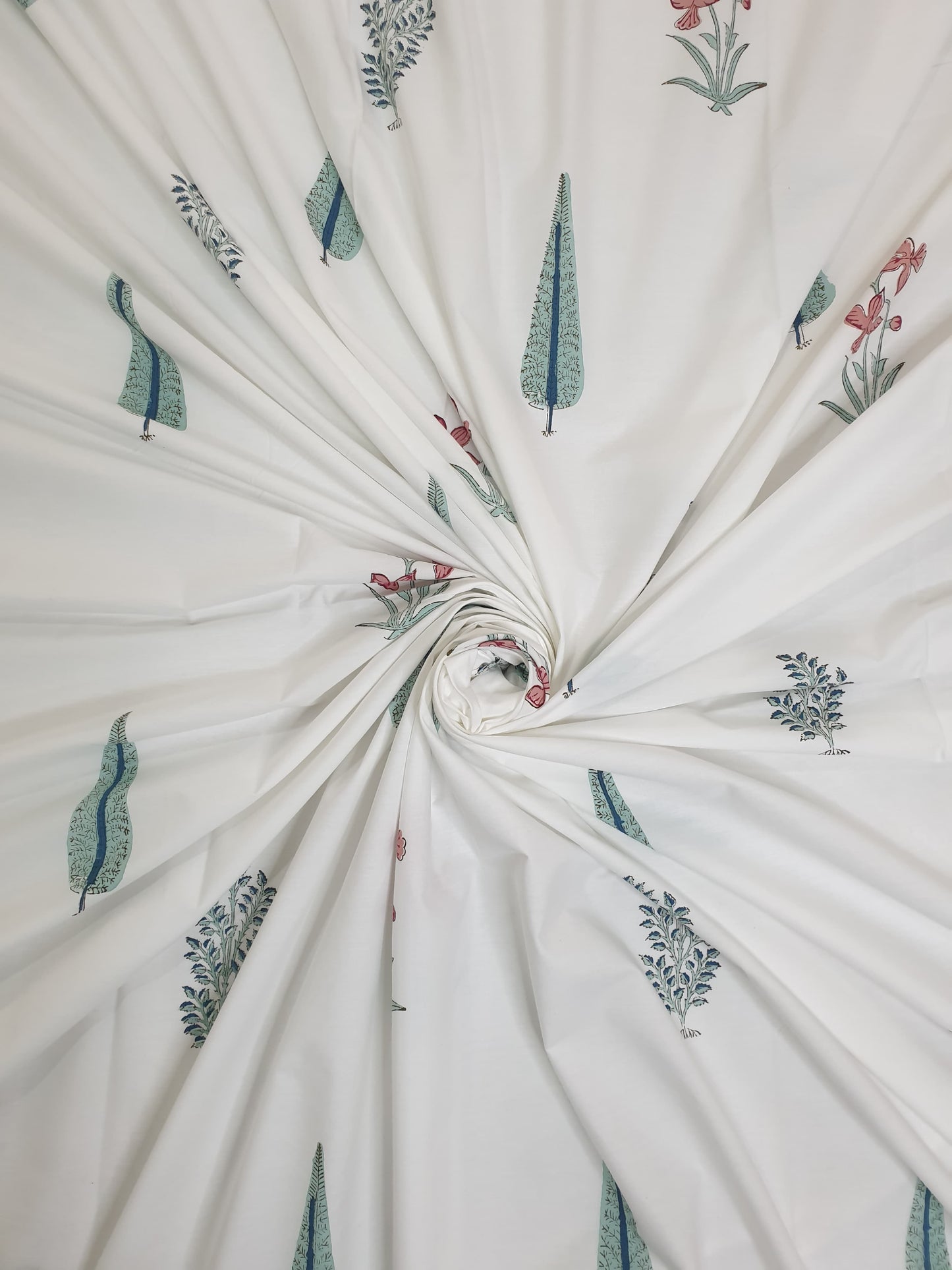 Kaner Baagh Percale Bedsheet