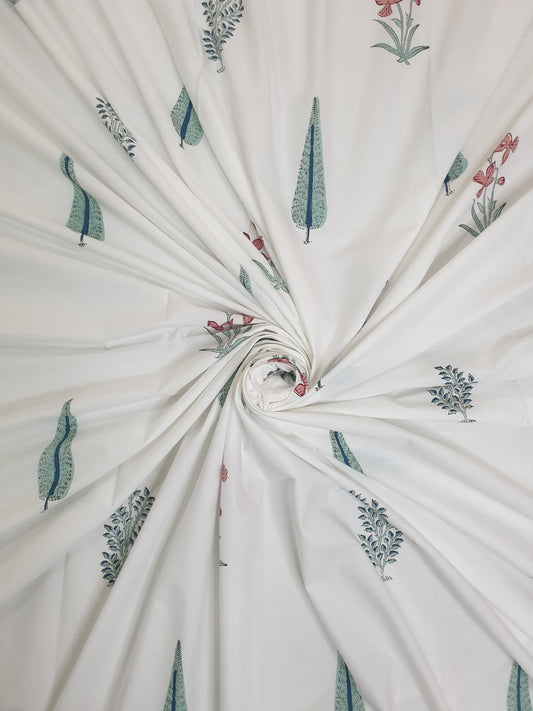 Kaner Bagh Percale Bedsheet