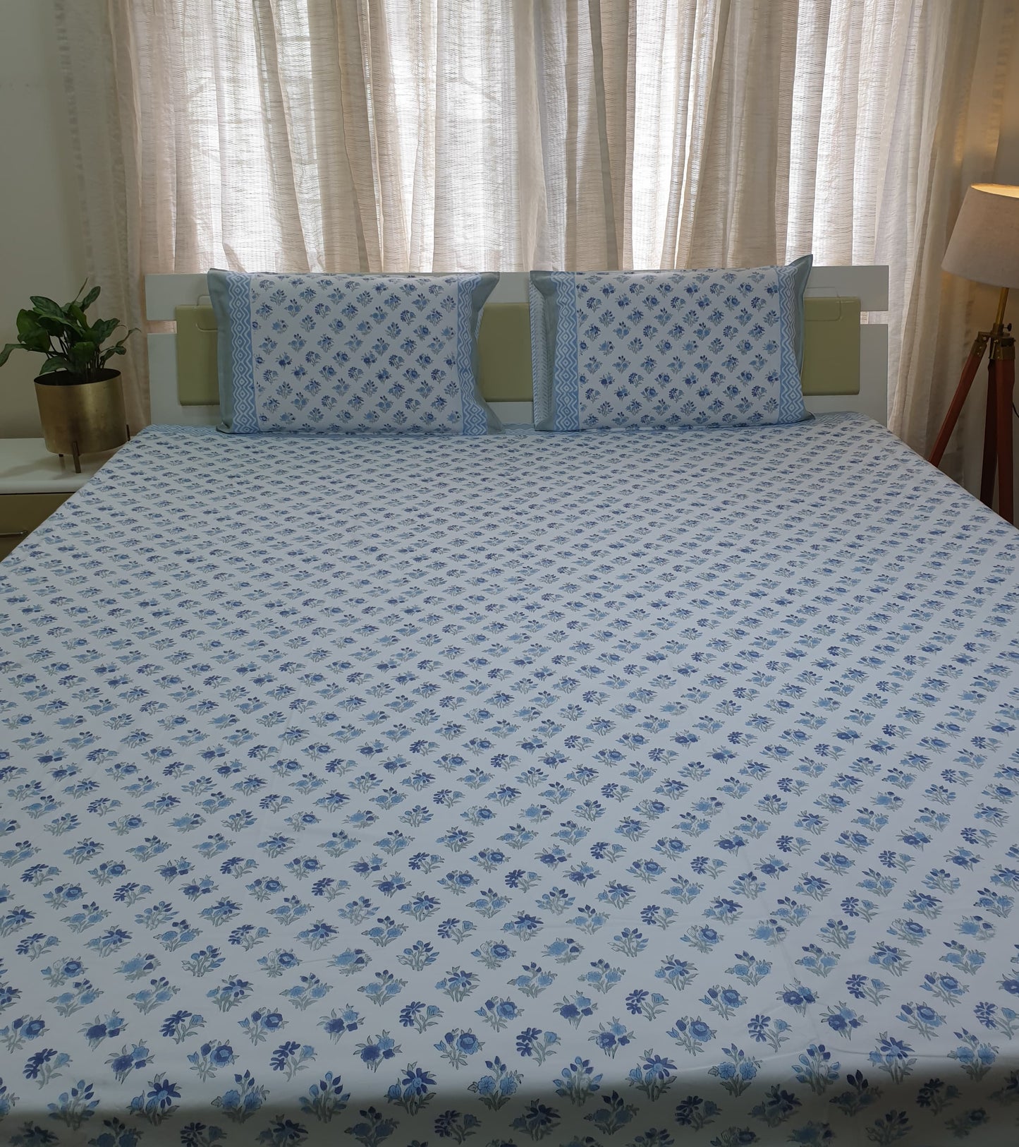 Anokha Chota Buta Percale Bedsheet