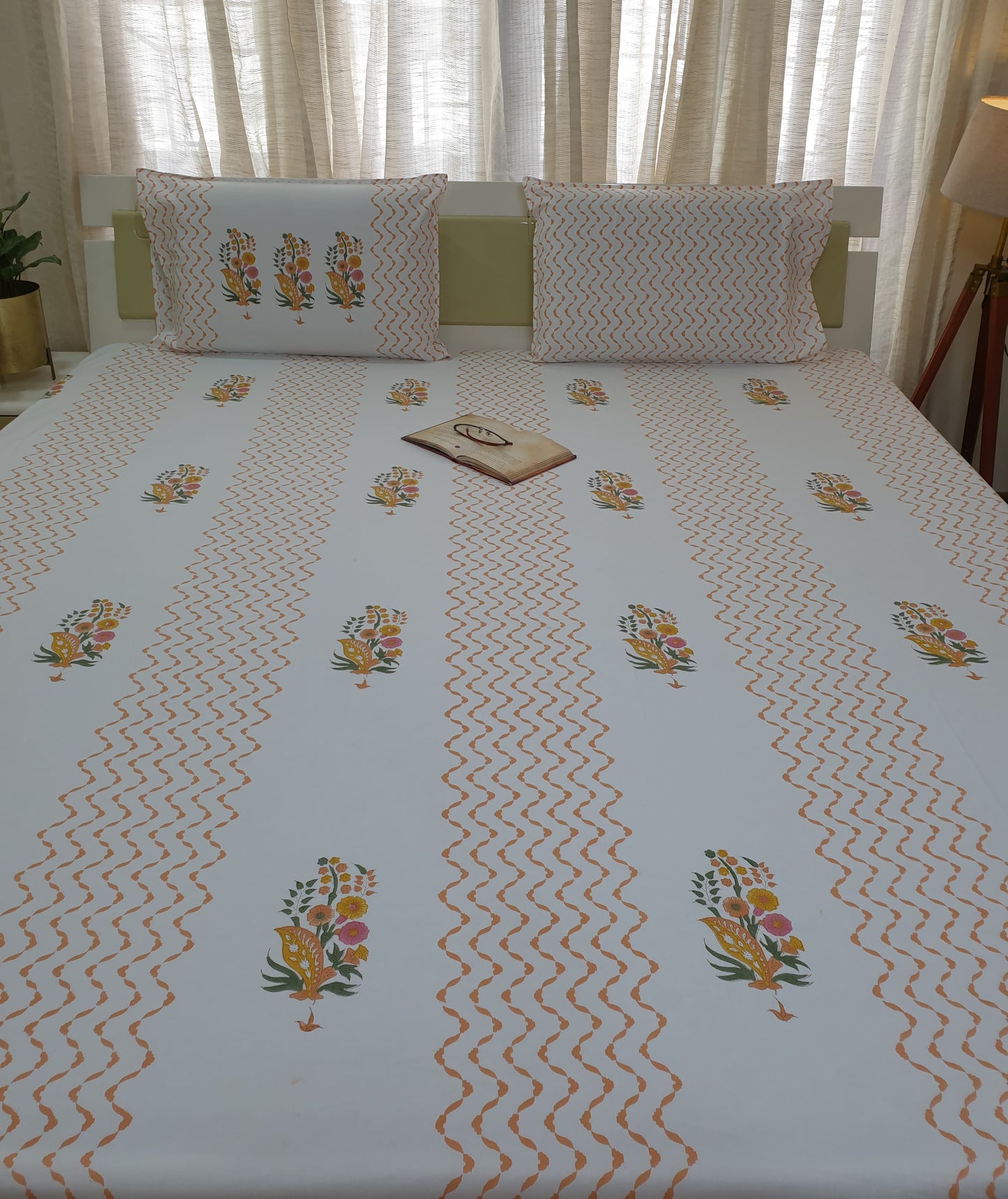Guldasta Percale Bedsheet