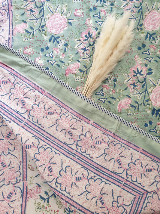 Organic Mulmul Cotton Dohar AC Blanket - Butterfly