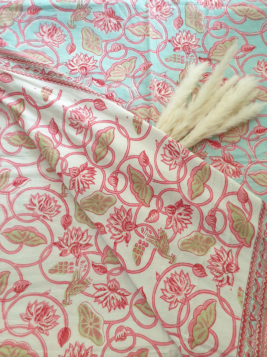 Organic Mulmul Cotton Dohar AC Blanket - Kamal