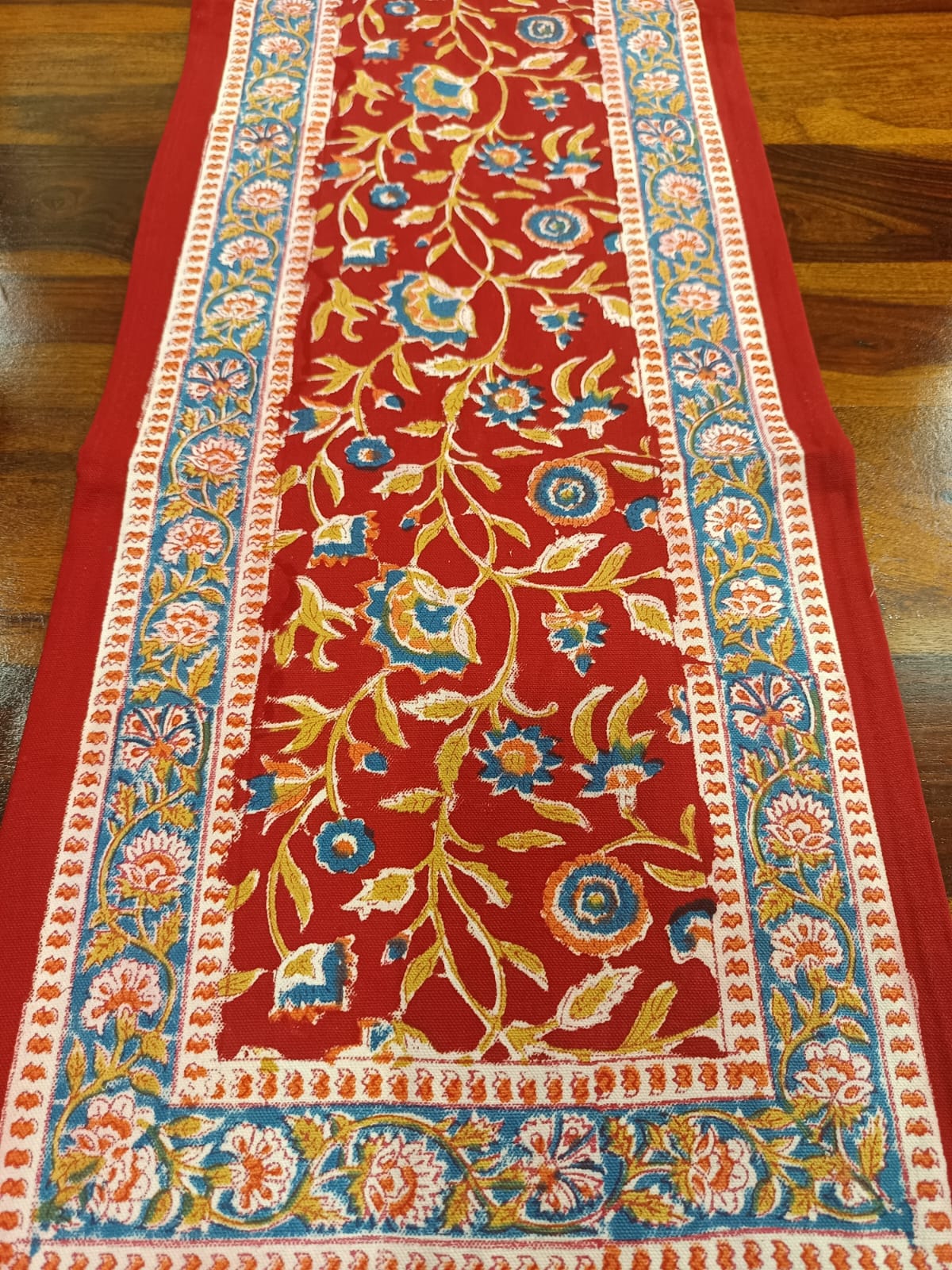 Shalimar Table Runner- Red