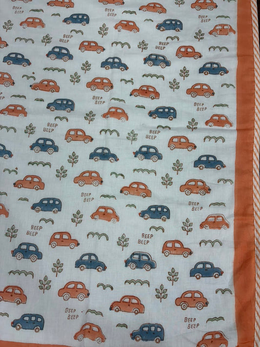Kids Mulmul Dohar- Radways Peach
