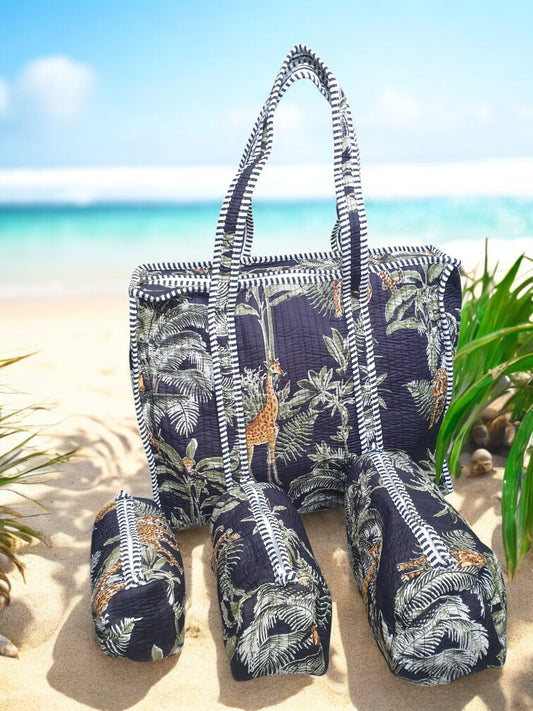 Black Forest 3 Piece Zipper Pouch Set