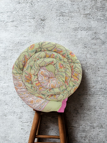 Totapuri Reversible Mulmul Cotton Quilt