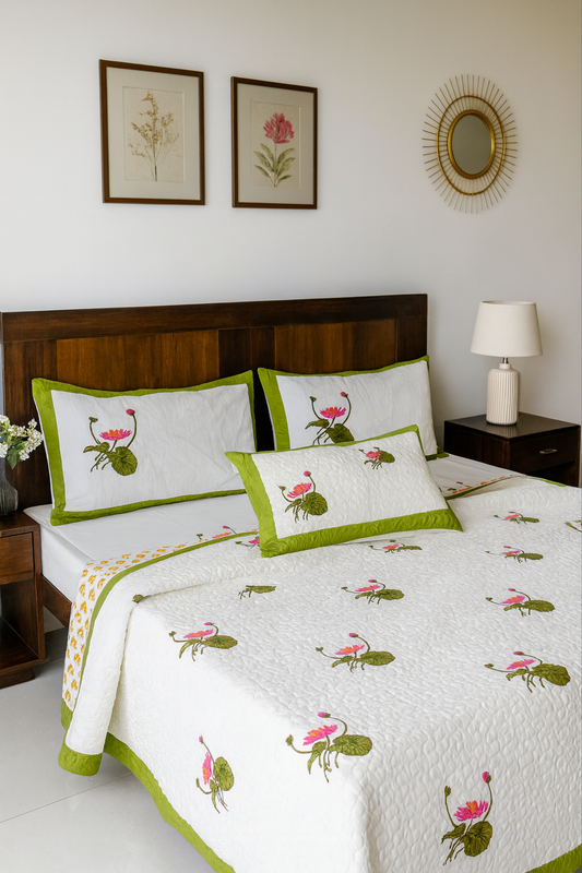 Kamal Ras Bedsheet & Bedcover Set
