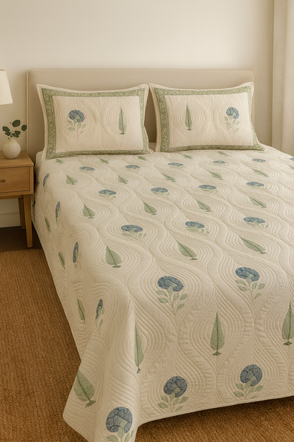 Nazakat Persian Quilted Luxury Bedcover