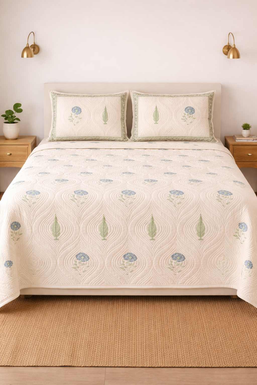 Nazakat Persian Quilted Luxury Bedcover