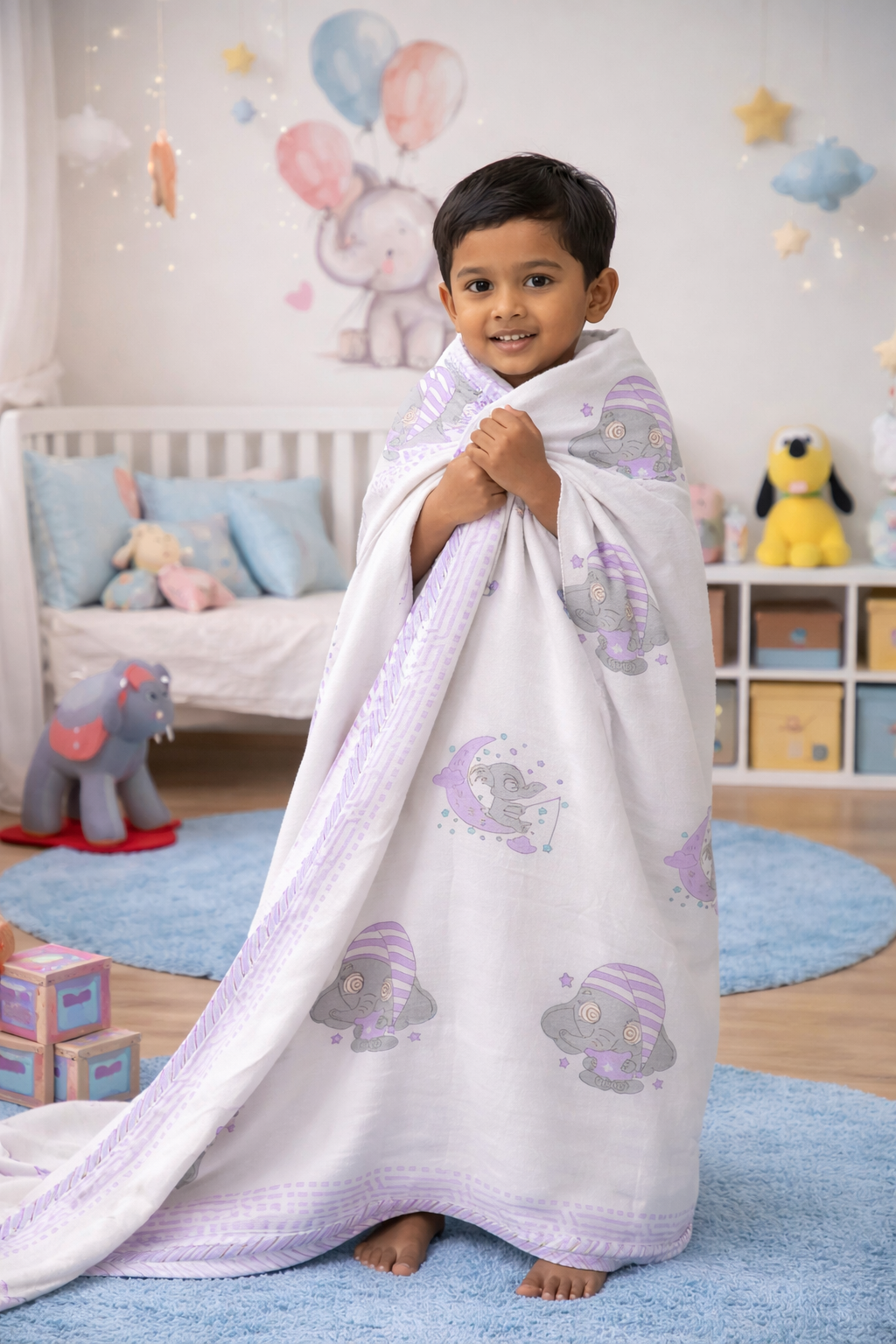 Kids Mulmul Dohar- Elephant