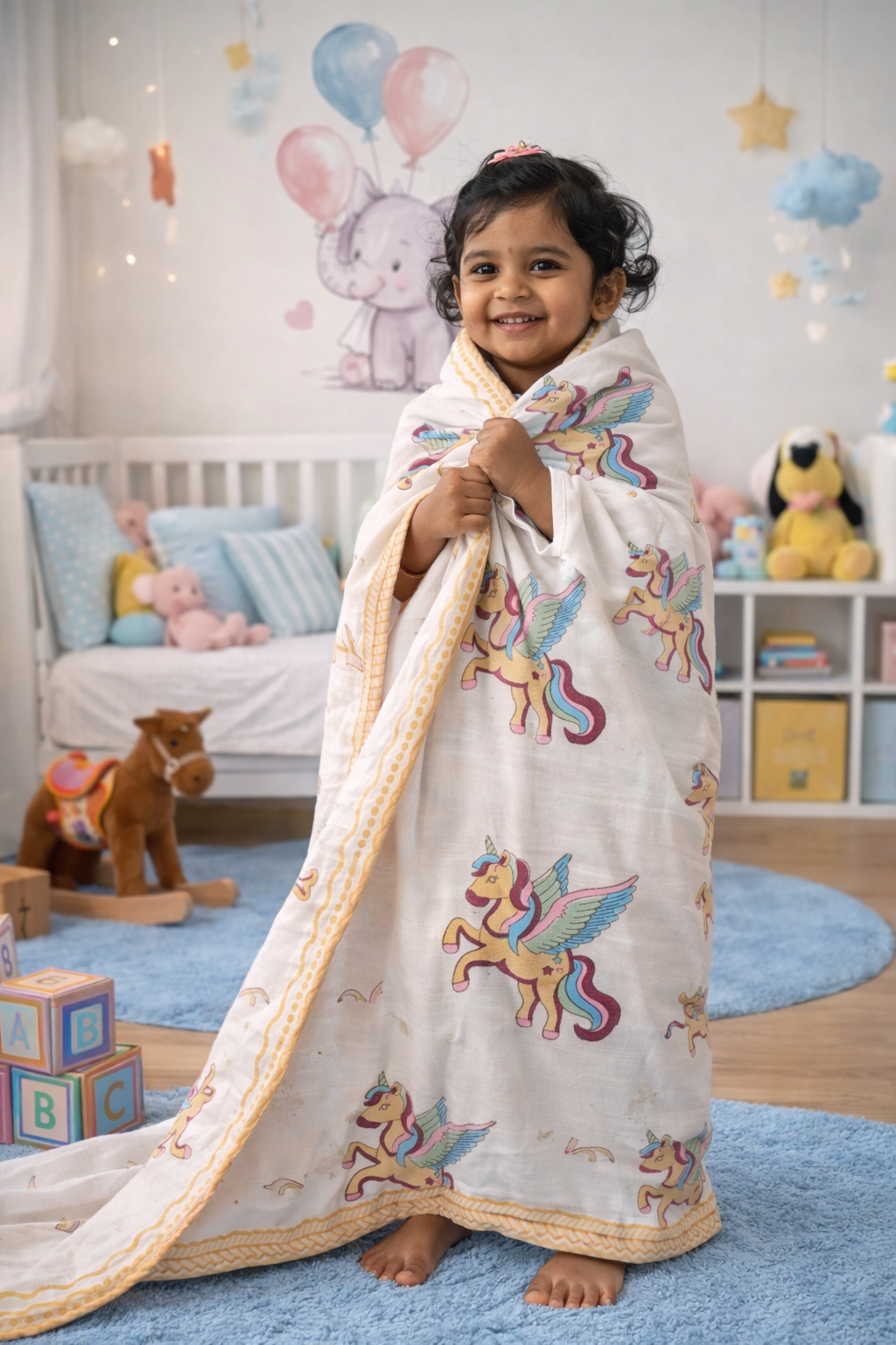 Kids Mulmul Dohar- Unicorn