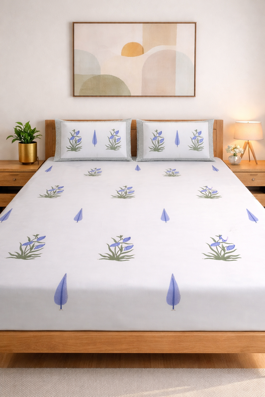 Chandra Mahal Percale Bedsheet