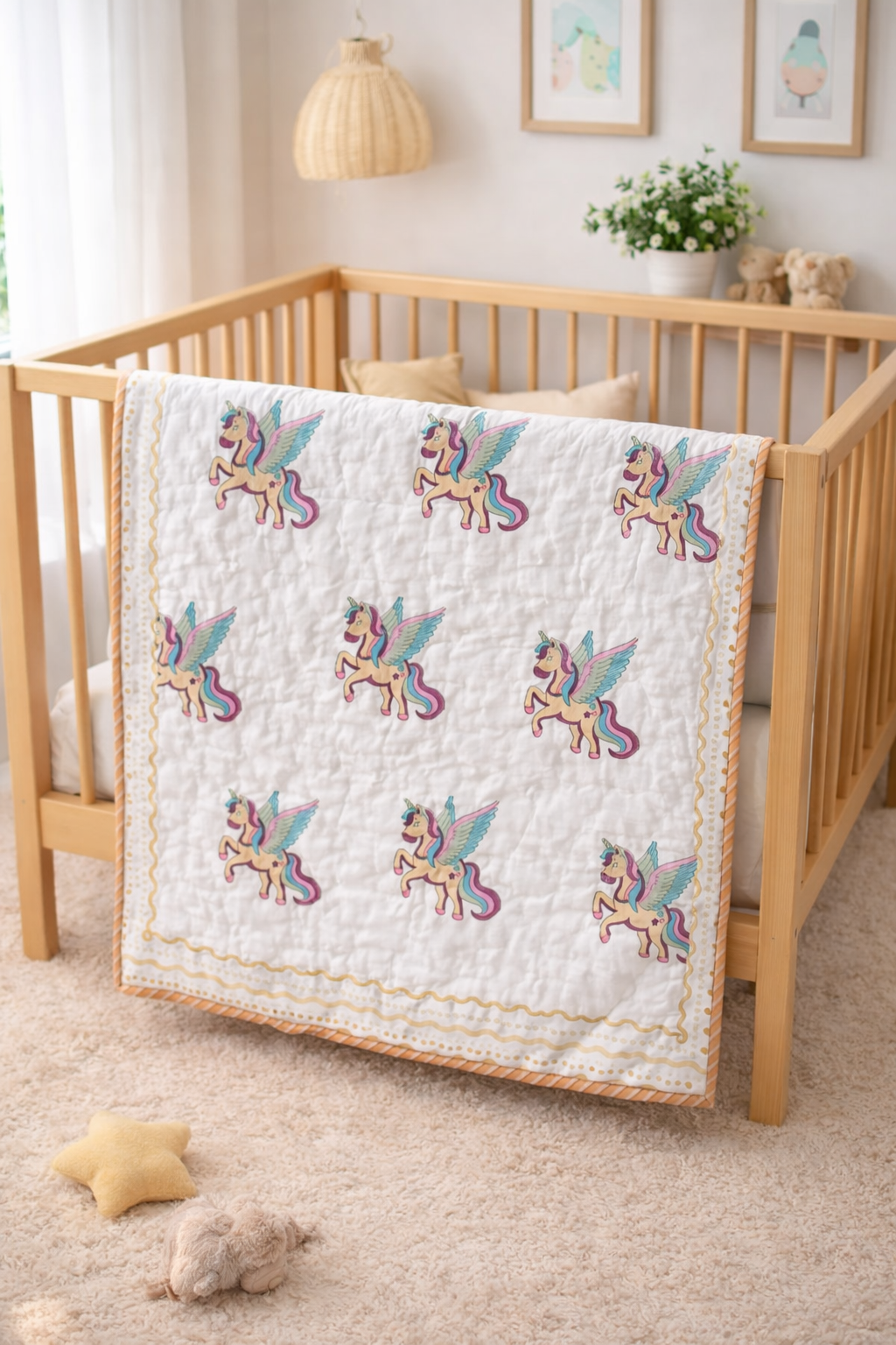Kids Quilt- Unicorn