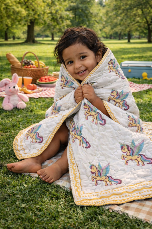 Kids Quilt- Unicorn