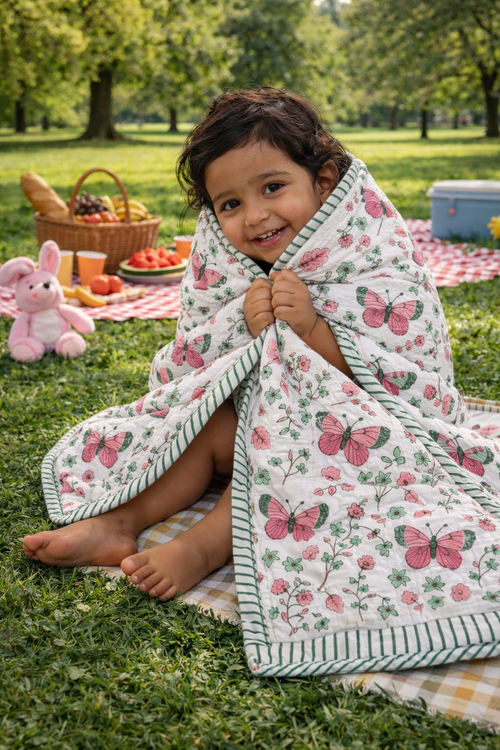 Kids Quilt- Butterfly