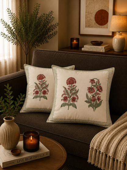 Hibiscus Cushion Cover