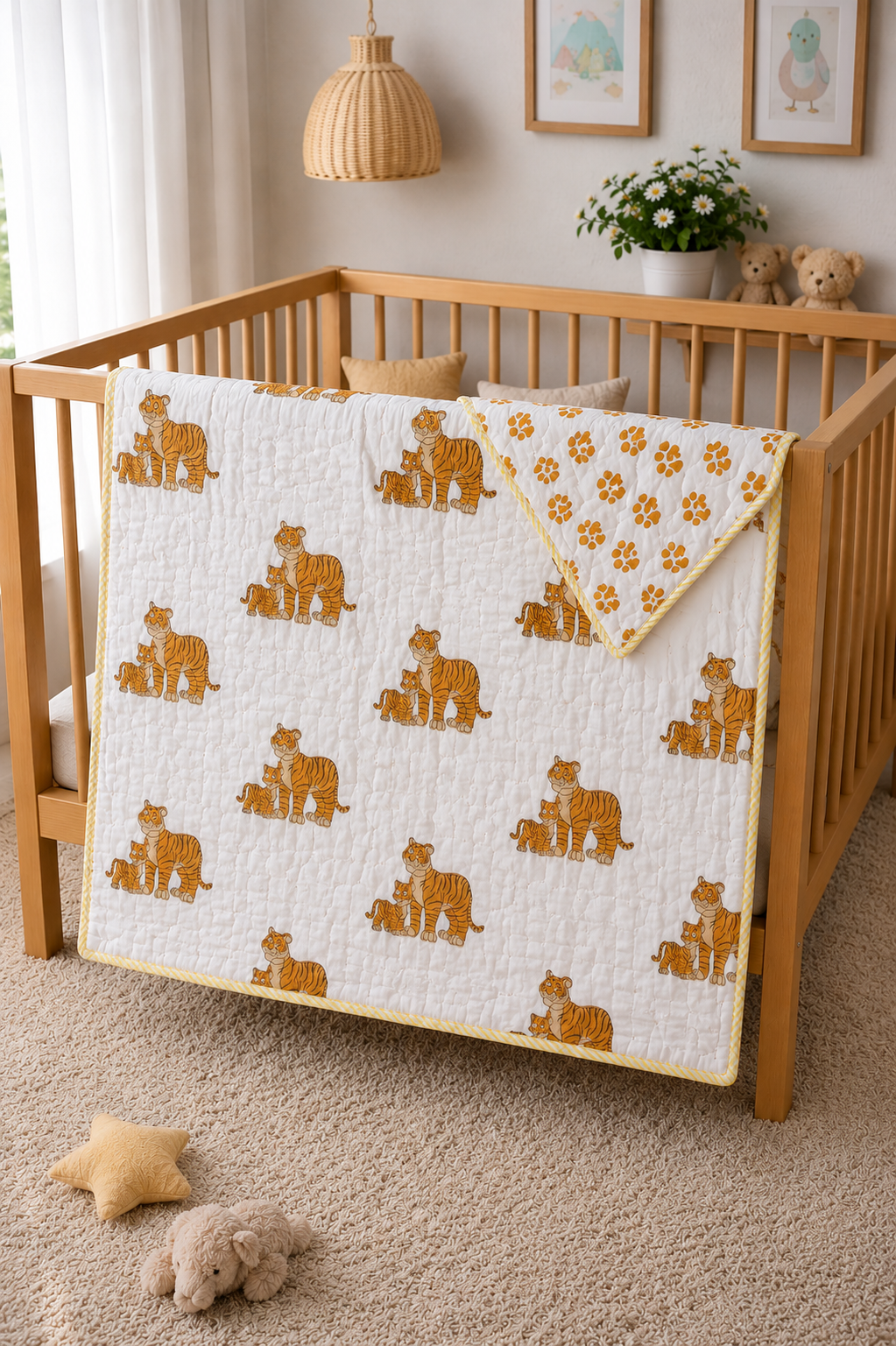Kids Quilt-Tiger