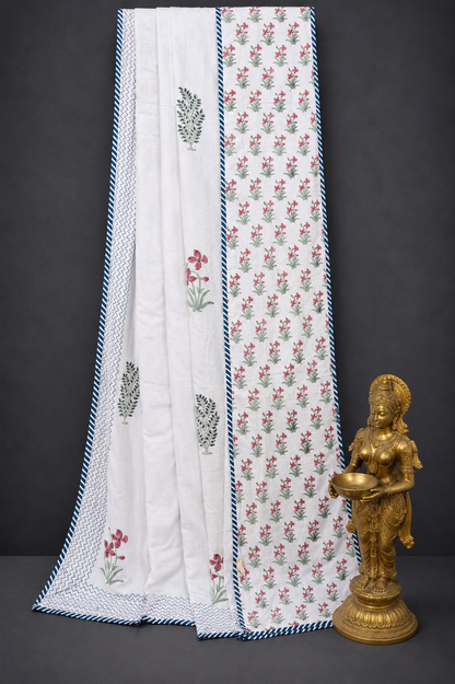 Organic Mulmul Cotton Dohar AC Blanket - Kaner Baugh