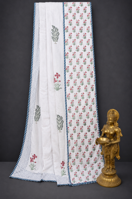 Organic Mulmul Cotton Dohar AC Blanket - Kaner Baugh