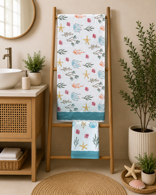 Kids Bath Towel Set - Beach Vibes