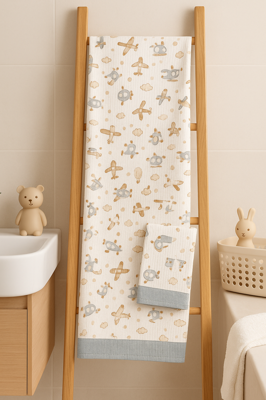 Kids Towel Set- Airways