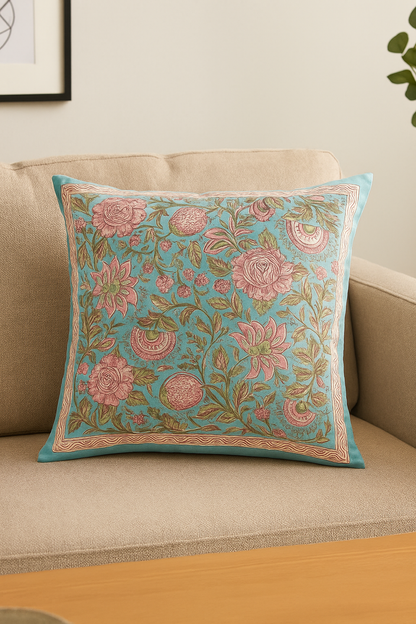 Kaliyon Ka Chaman Cotton Cushion Cover