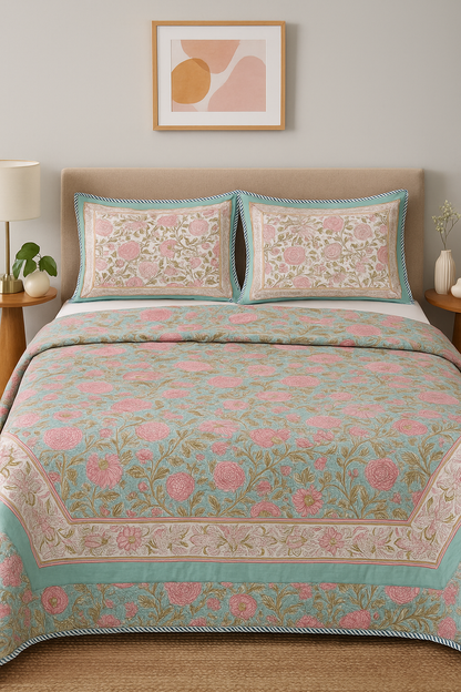 Kaliyon Ka Chaman Bedsheet & Bedcover Set