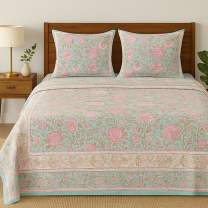 Kaliyon Ka Chaman Bedsheet & Bedcover Set