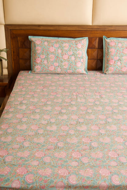 Kaliyon ka Chaman Percale Cotton Bedsheet