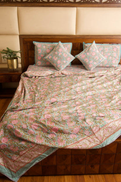 Organic Mulmul Cotton Dohar AC Blanket - Kaliyon Ka Chaman