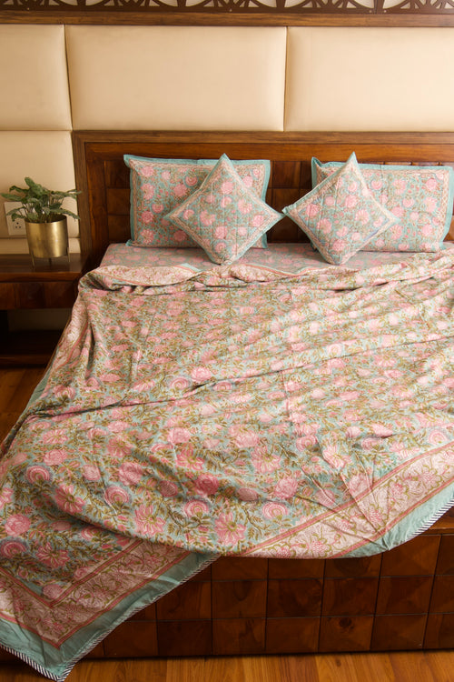 Organic Mulmul Cotton Dohar AC Blanket - Kaliyon Ka Chaman