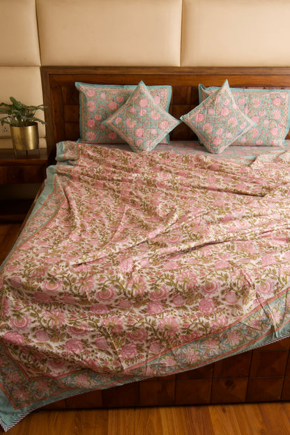 Organic Mulmul Cotton Dohar AC Blanket - Kaliyon Ka Chaman