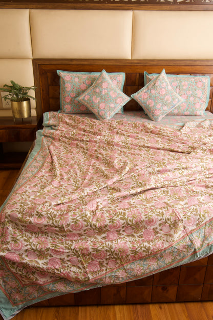 Organic Mulmul Cotton Dohar AC Blanket - Kaliyon Ka Chaman